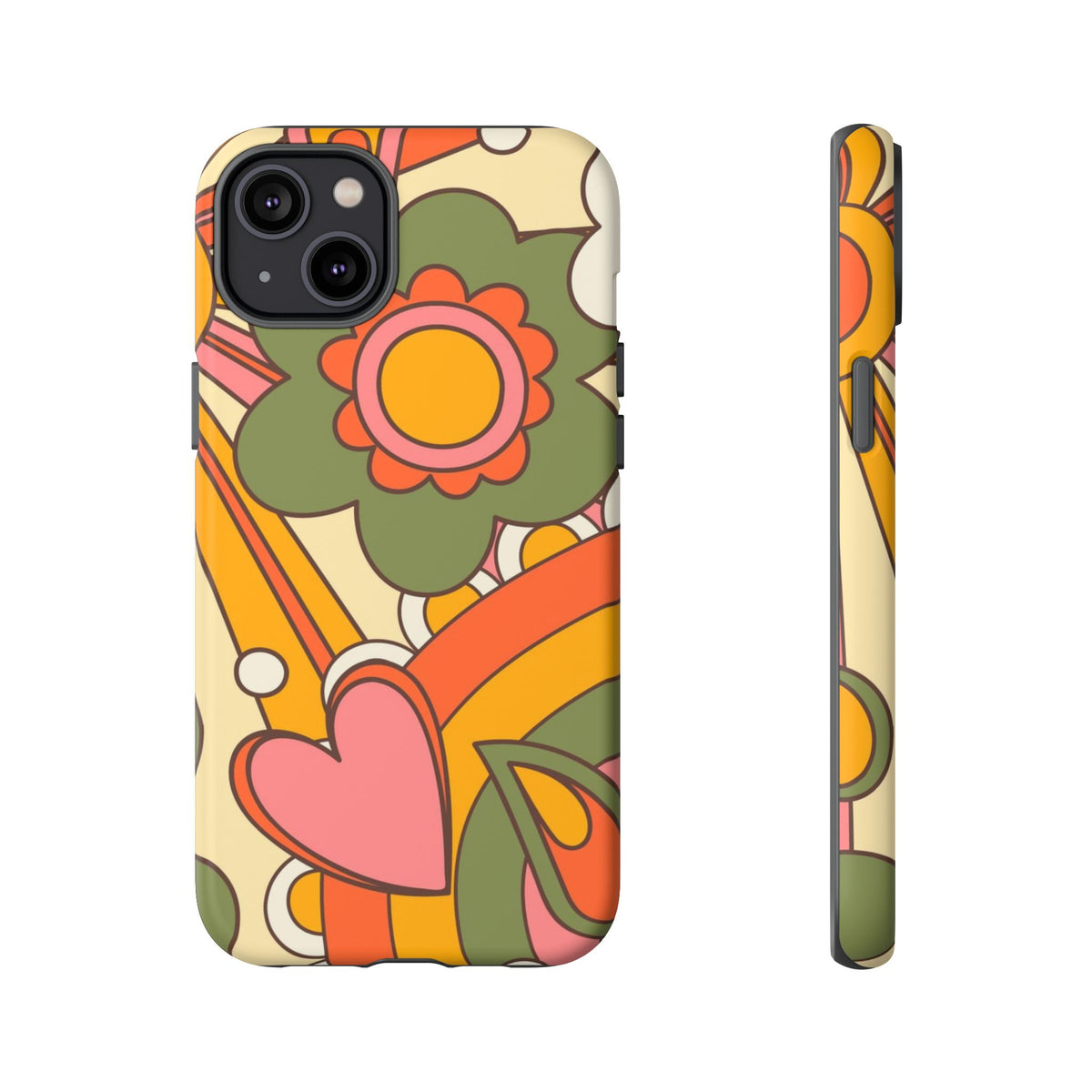 60's Wallpaper - Pink/Green