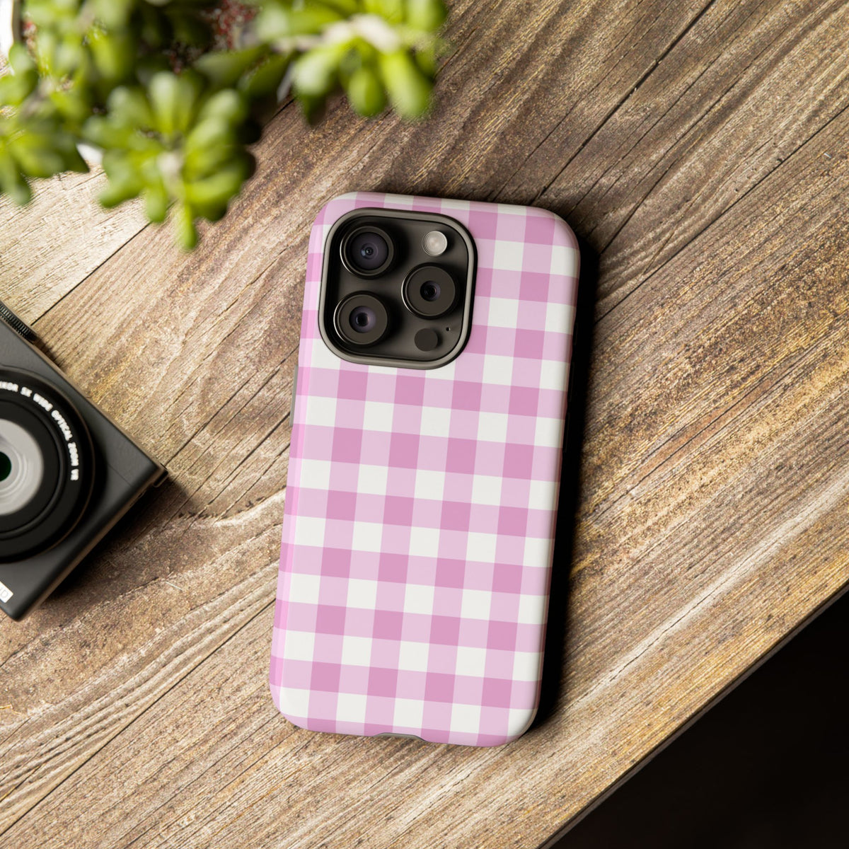Checked - Pink