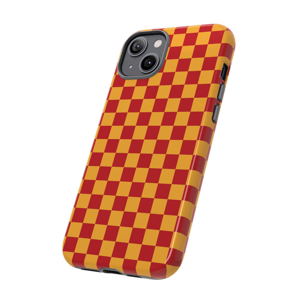 Checked - Red/Yellow