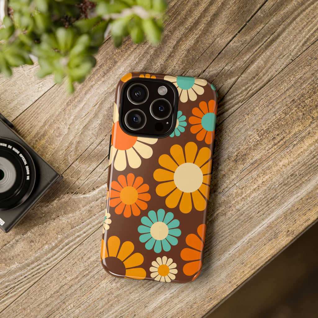 Flowers - Brown/Yellow