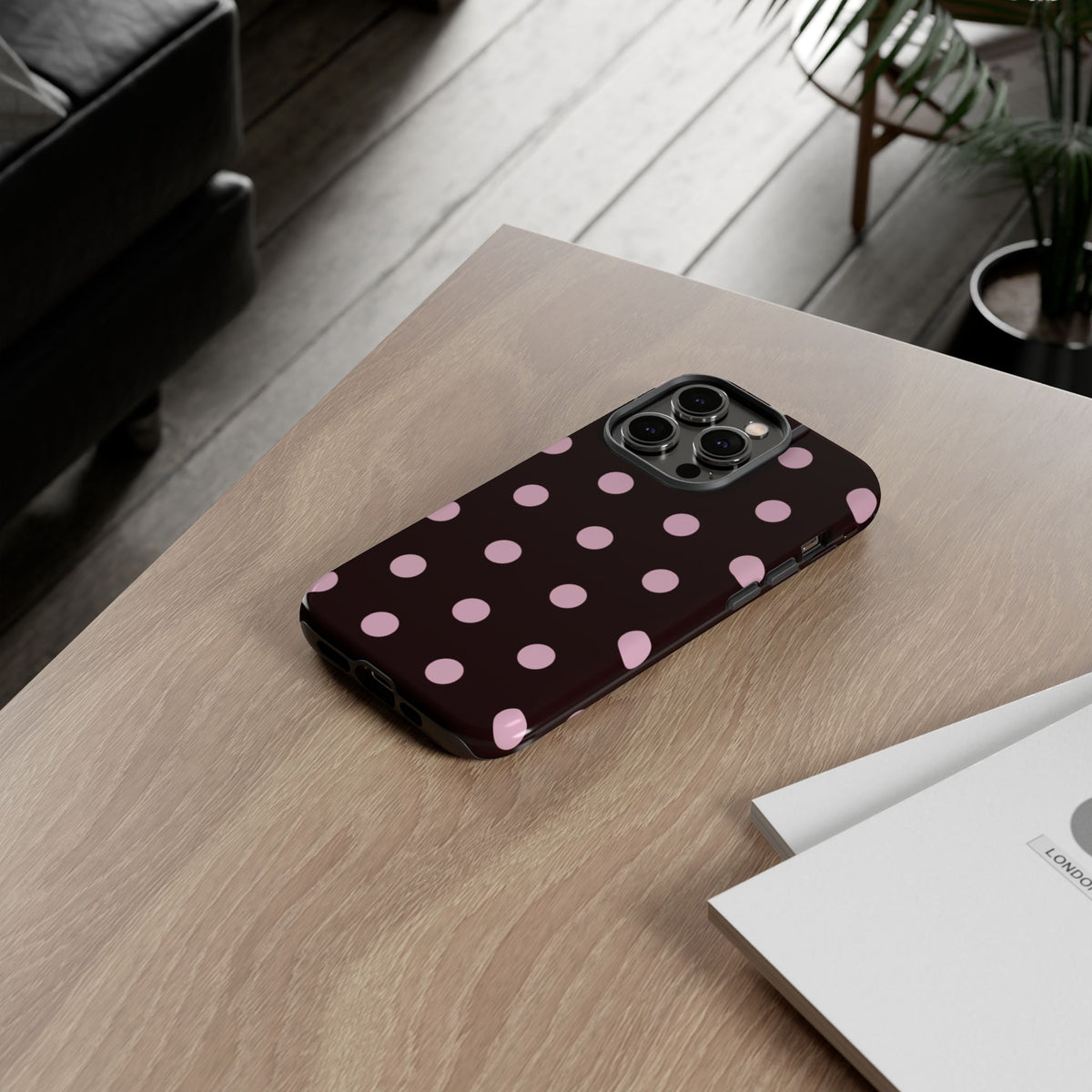 Spotted - Pink/Brown