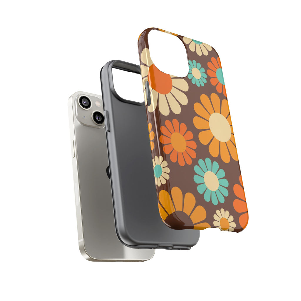 Flowers - Brown/Yellow