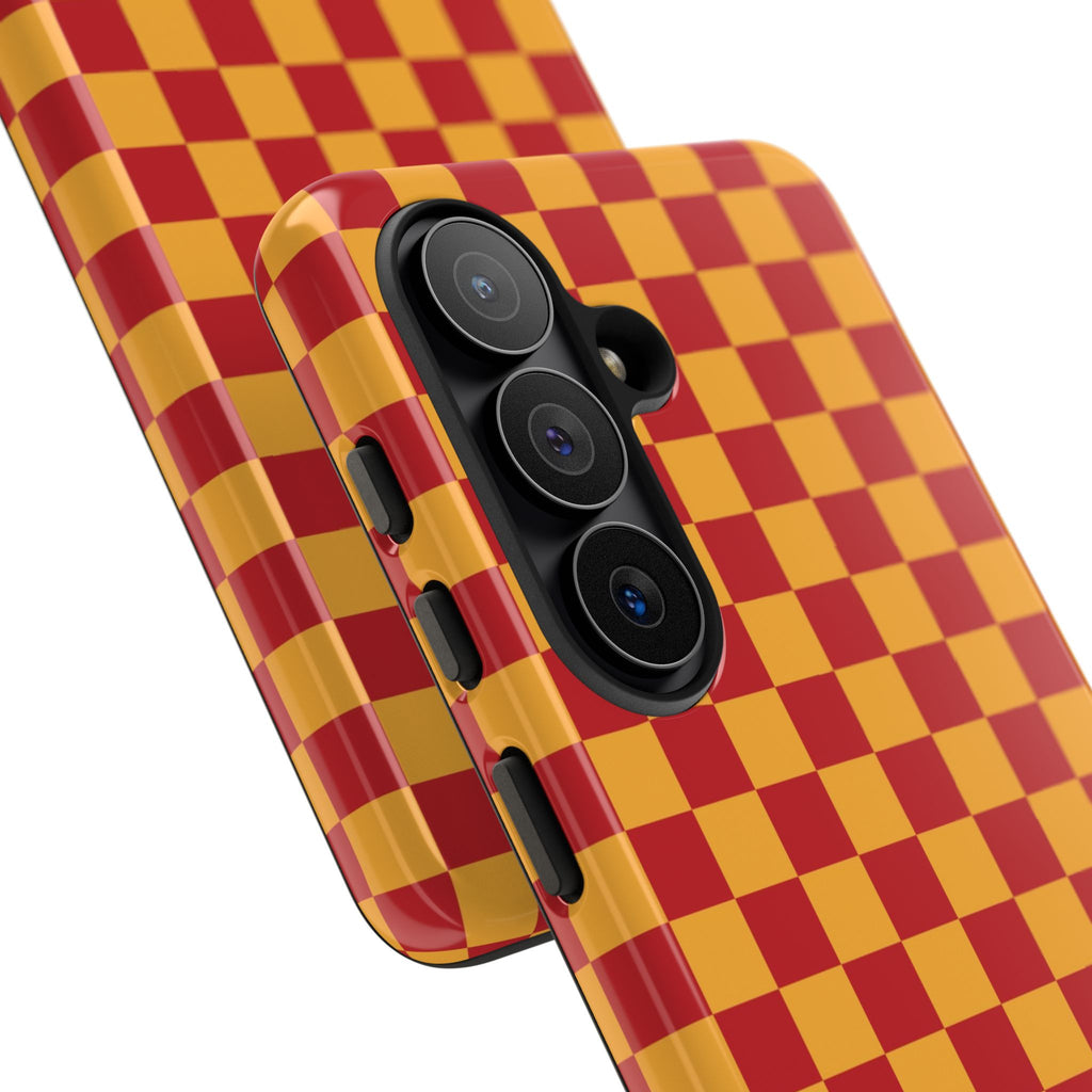 Checked - Red/Yellow