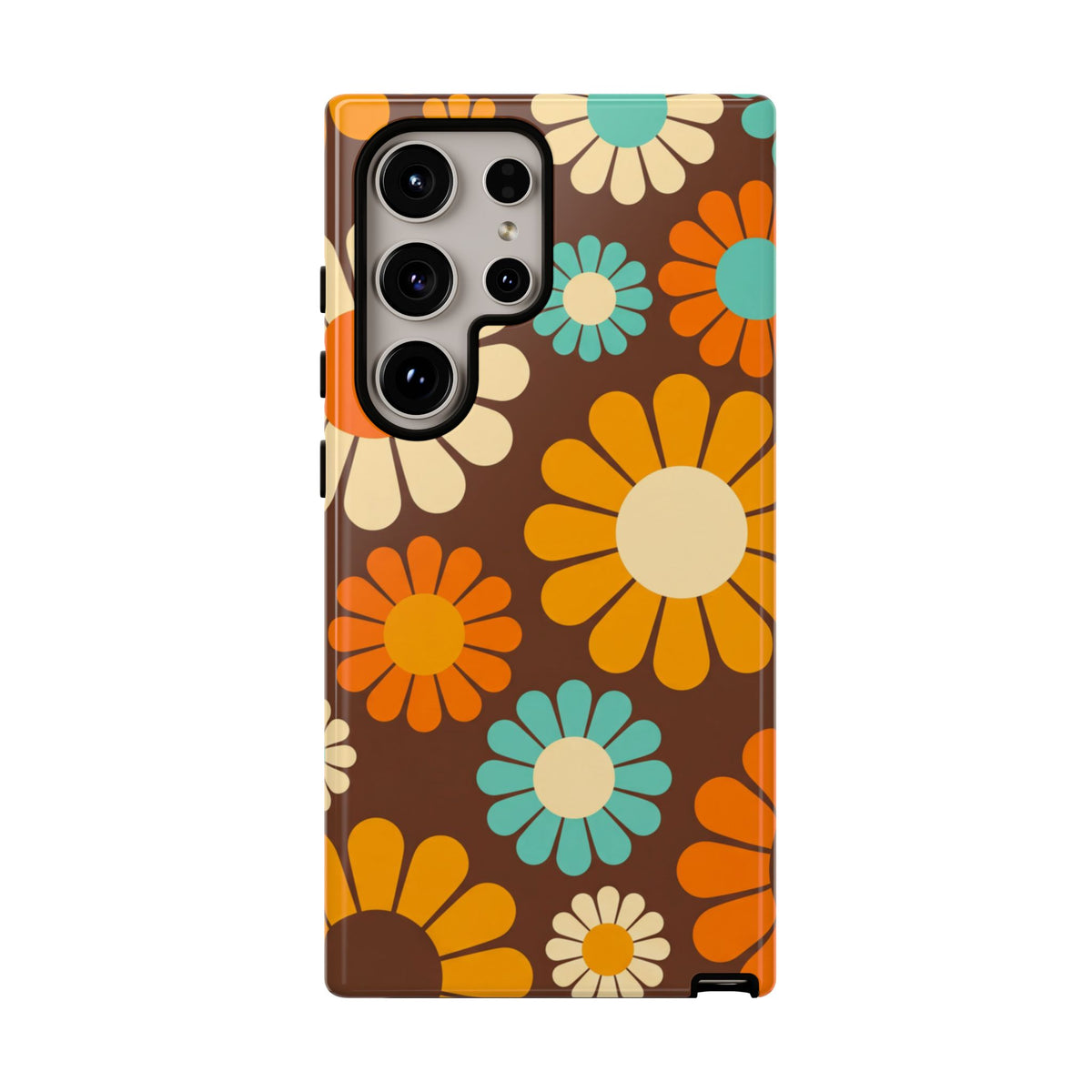 Flowers - Brown/Yellow