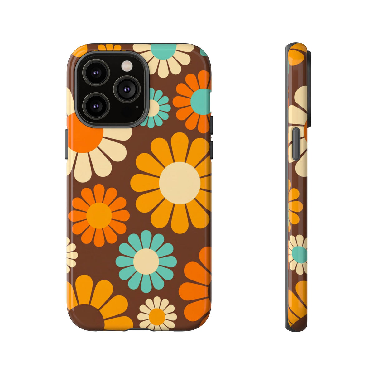 Flowers - Brown/Yellow