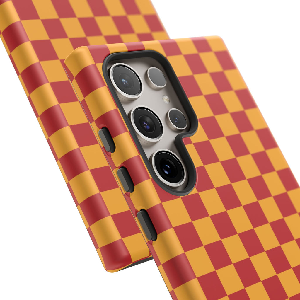 Checked - Red/Yellow