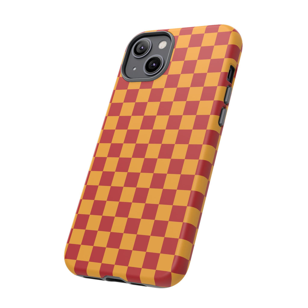 Checked - Red/Yellow