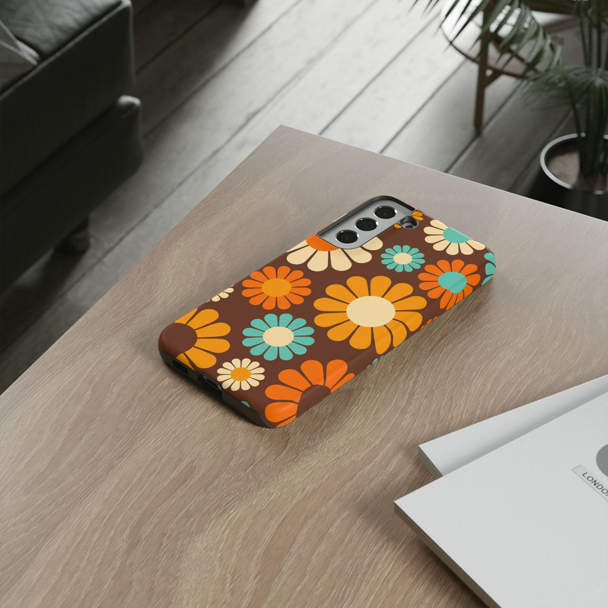 Flowers - Brown/Yellow
