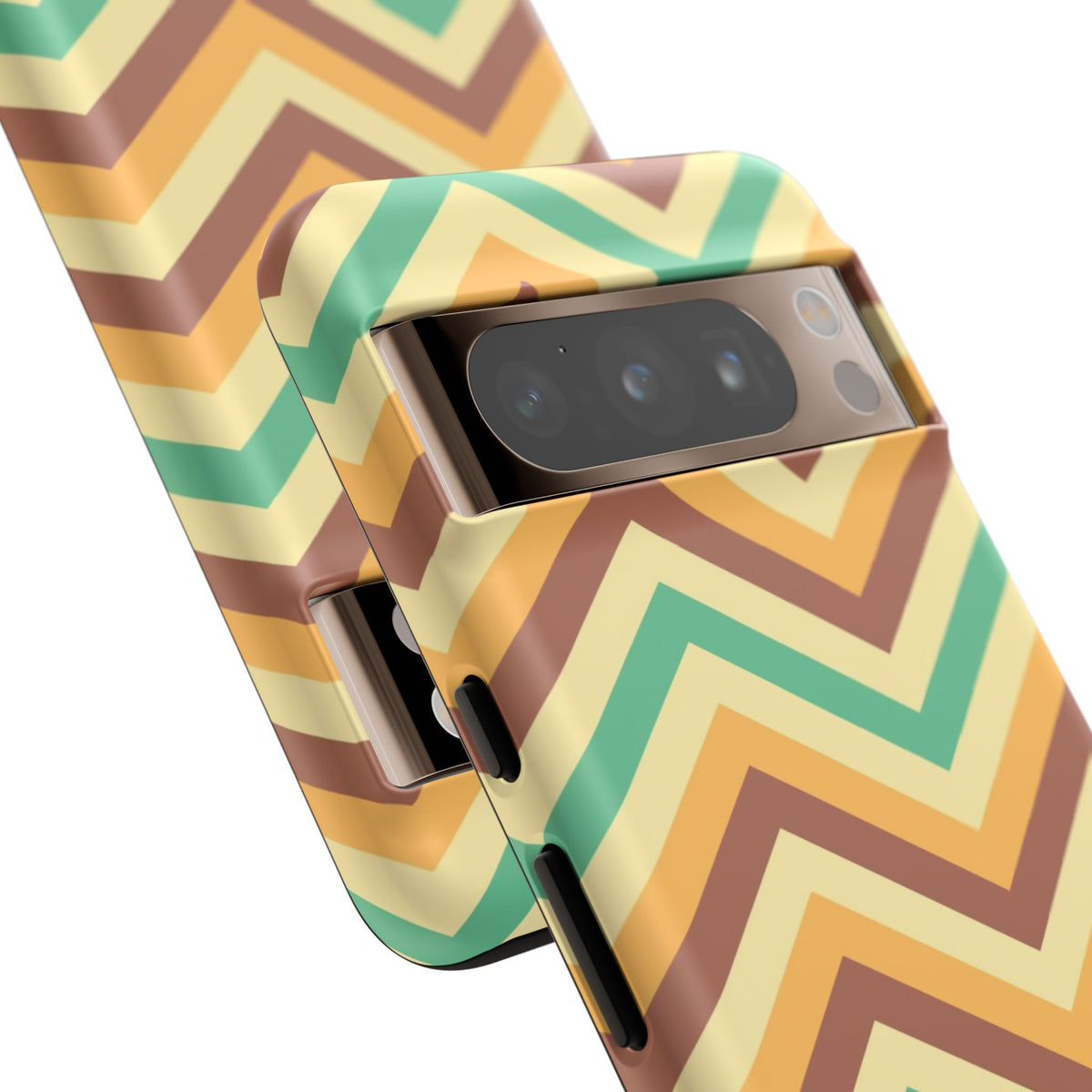 Zig Zags - Brown/Green