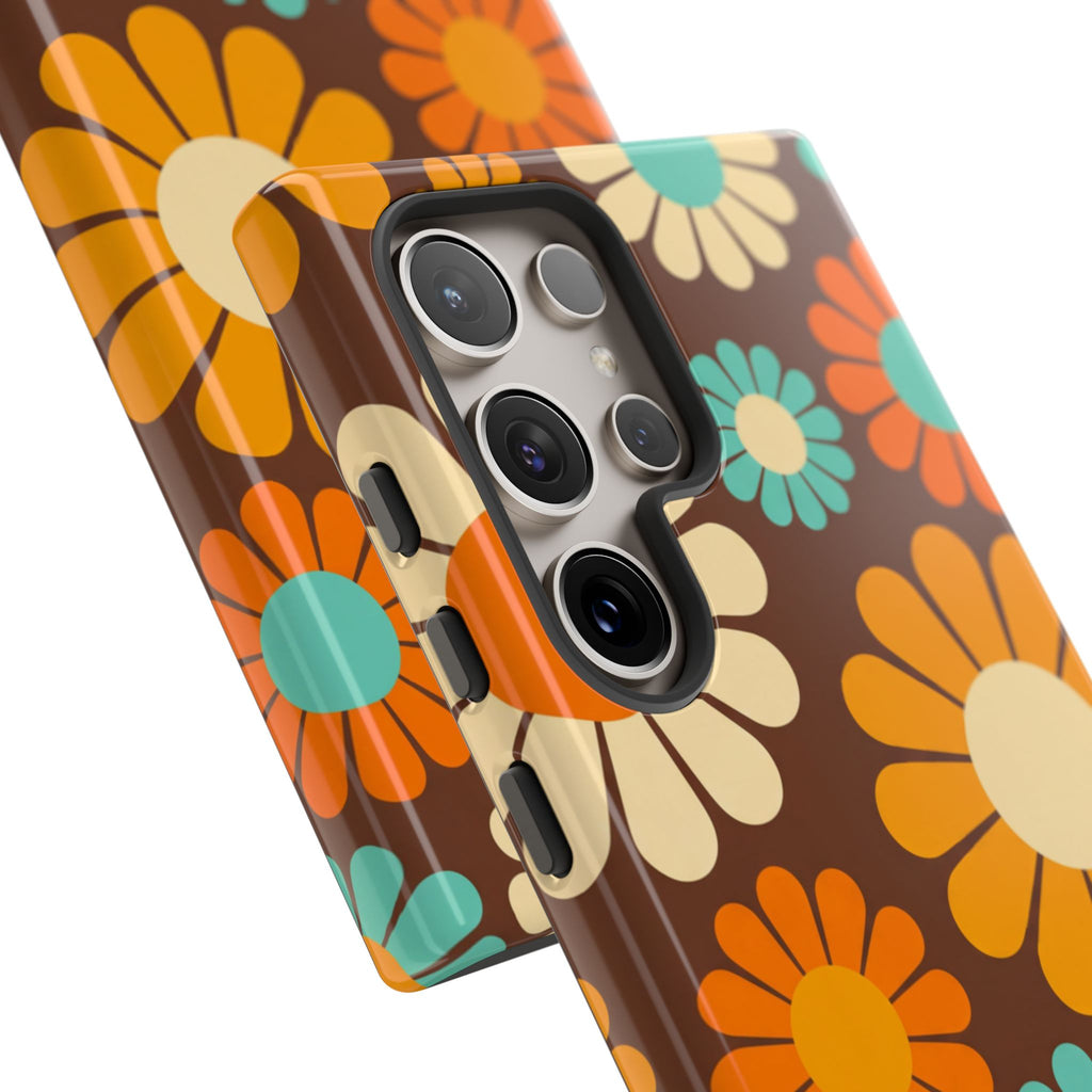 Flowers - Brown/Yellow