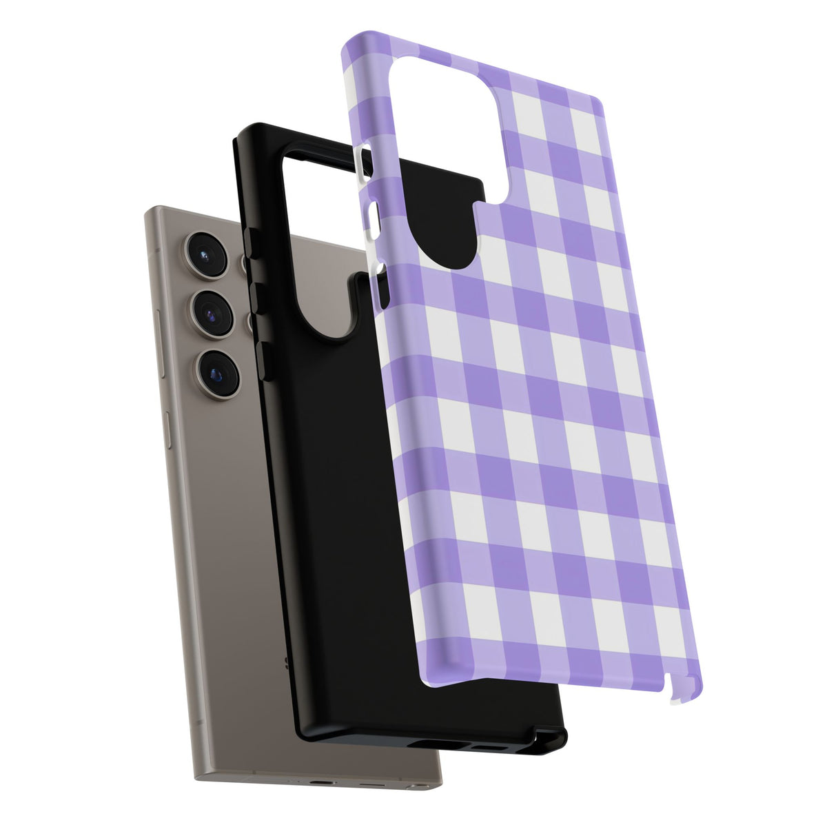 Checked - Lavender