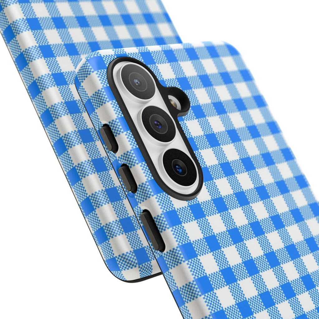 Checked - Blue