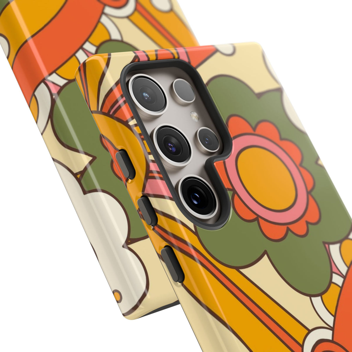 60's Wallpaper - Pink/Green