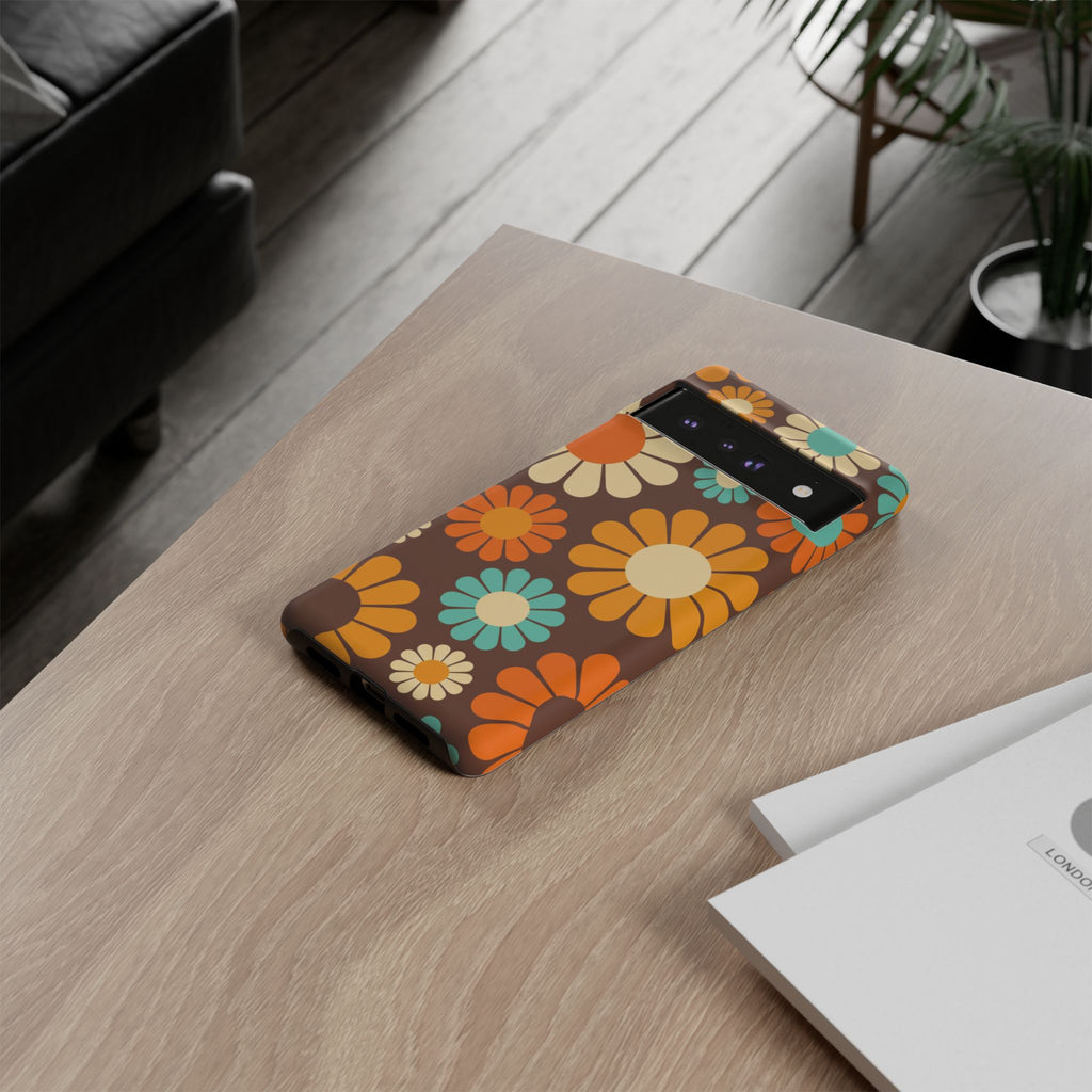 Flowers - Brown/Yellow