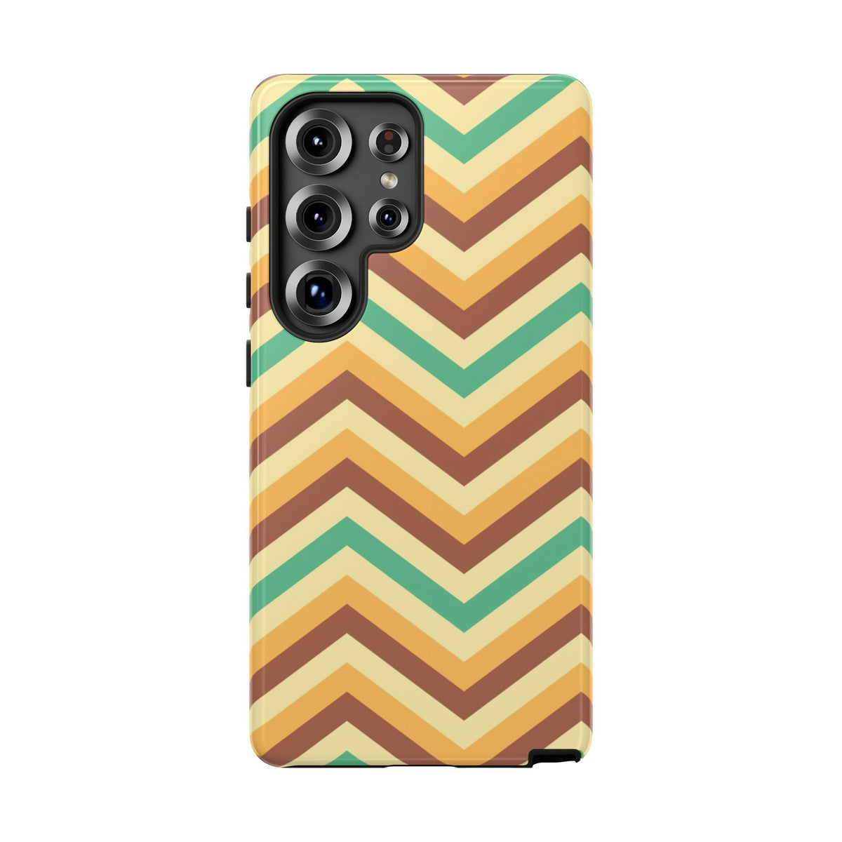 Zig Zags - Brown/Green