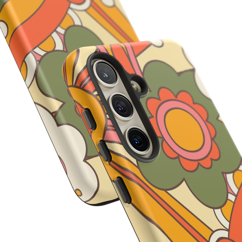 60's Wallpaper - Pink/Green