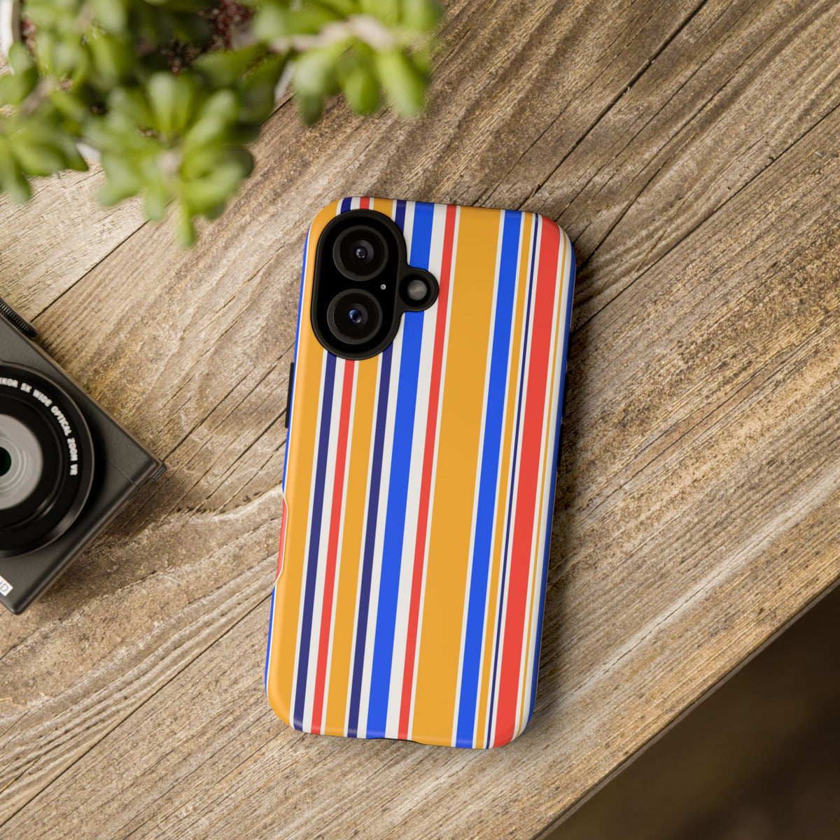 Candy Stripes - Yellow/Blue
