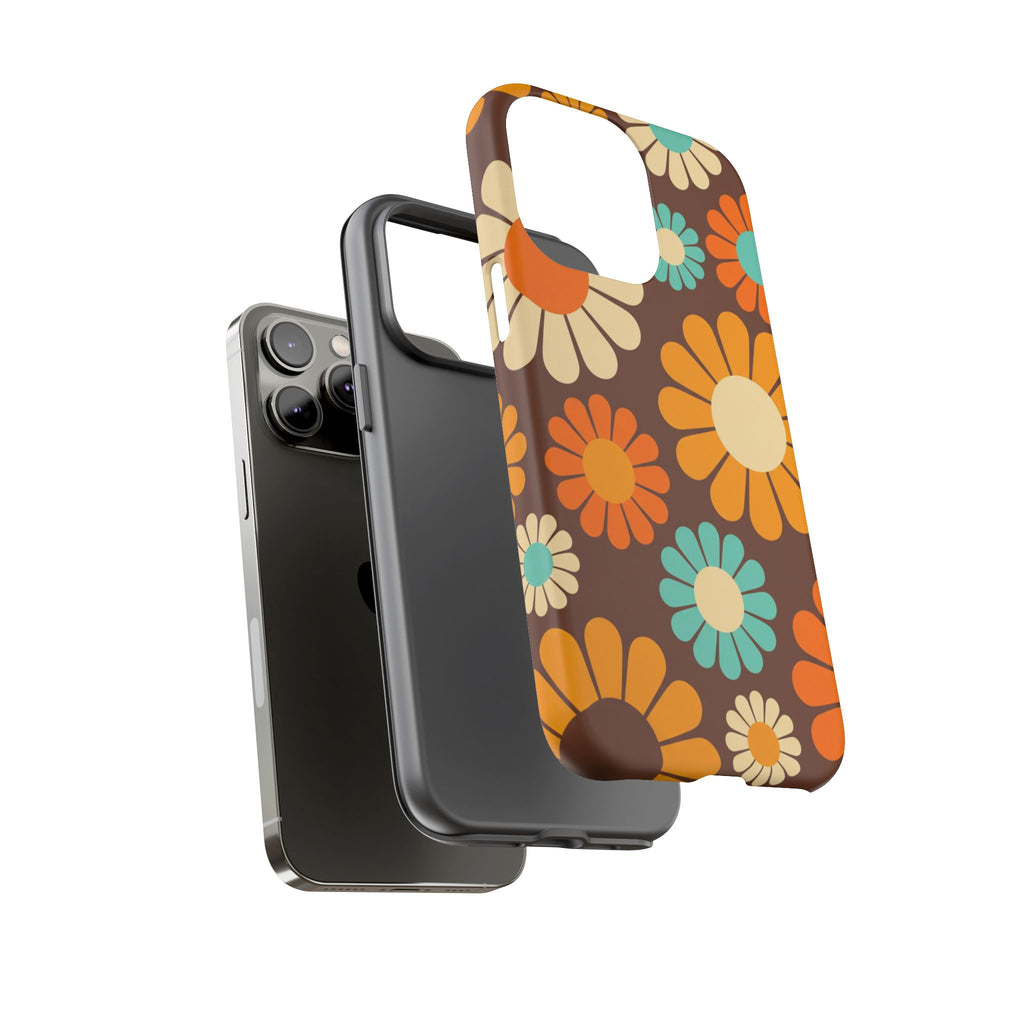 Flowers - Brown/Yellow