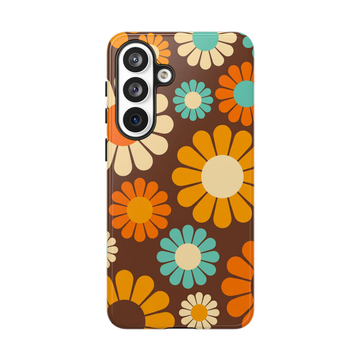 Flowers - Brown/Yellow