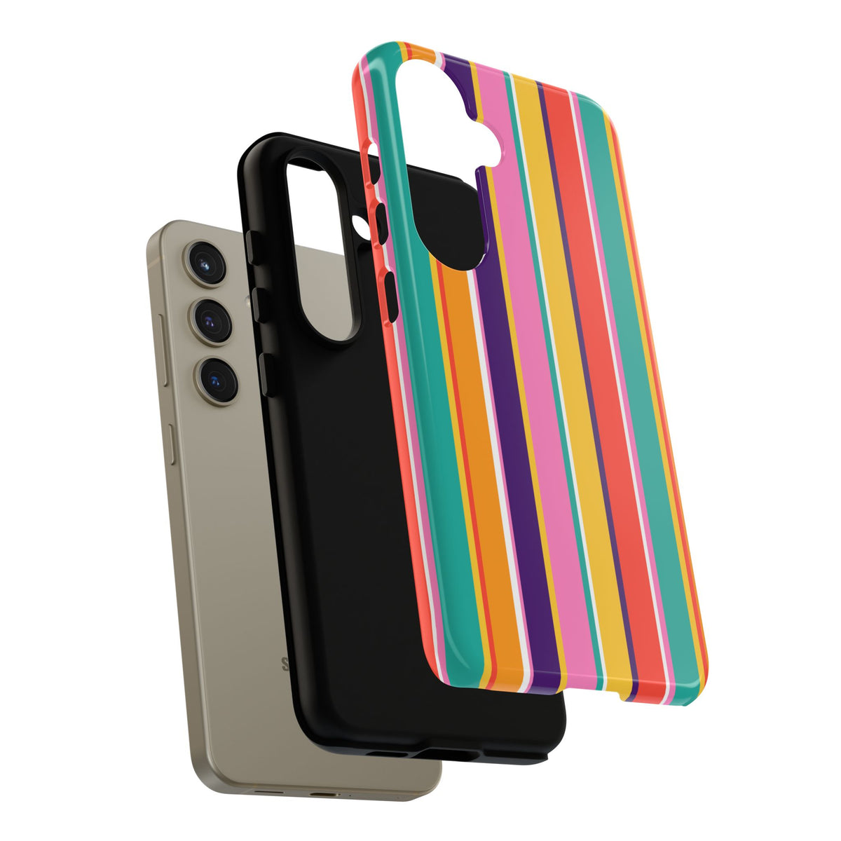 Candy Stripes - Pink/Yellow/Blue