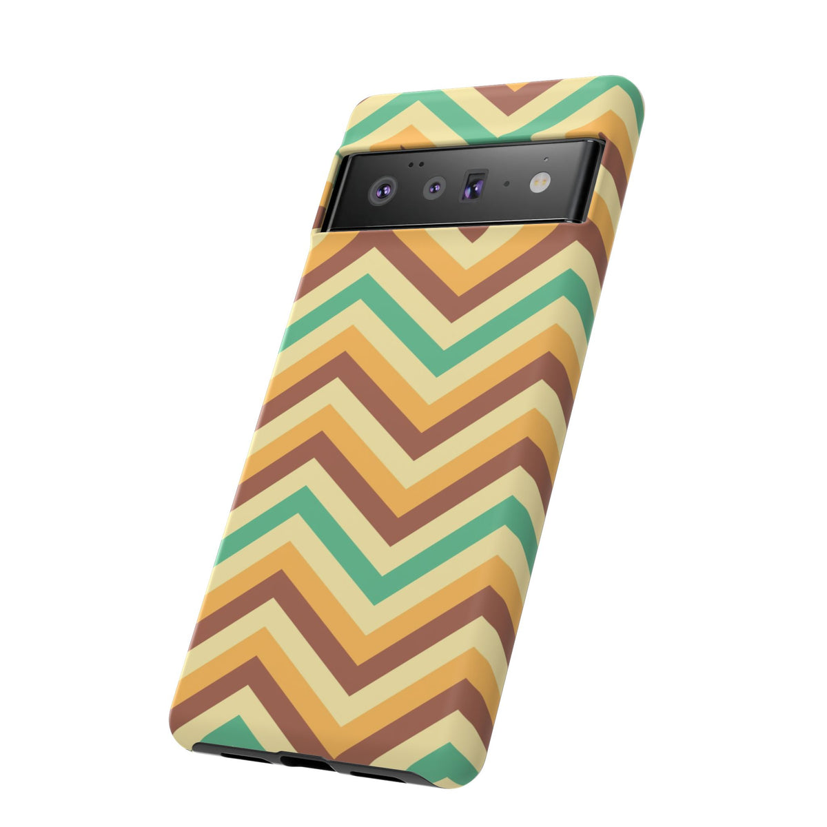 Zig Zags - Brown/Green