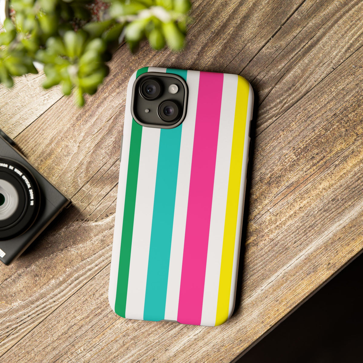 Candy Stripes - Pink/Yellow/Green