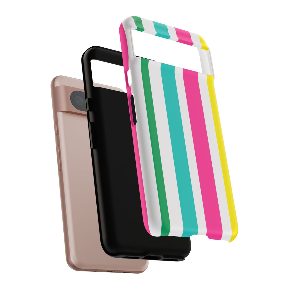 Candy Stripes - Pink/Yellow/Green