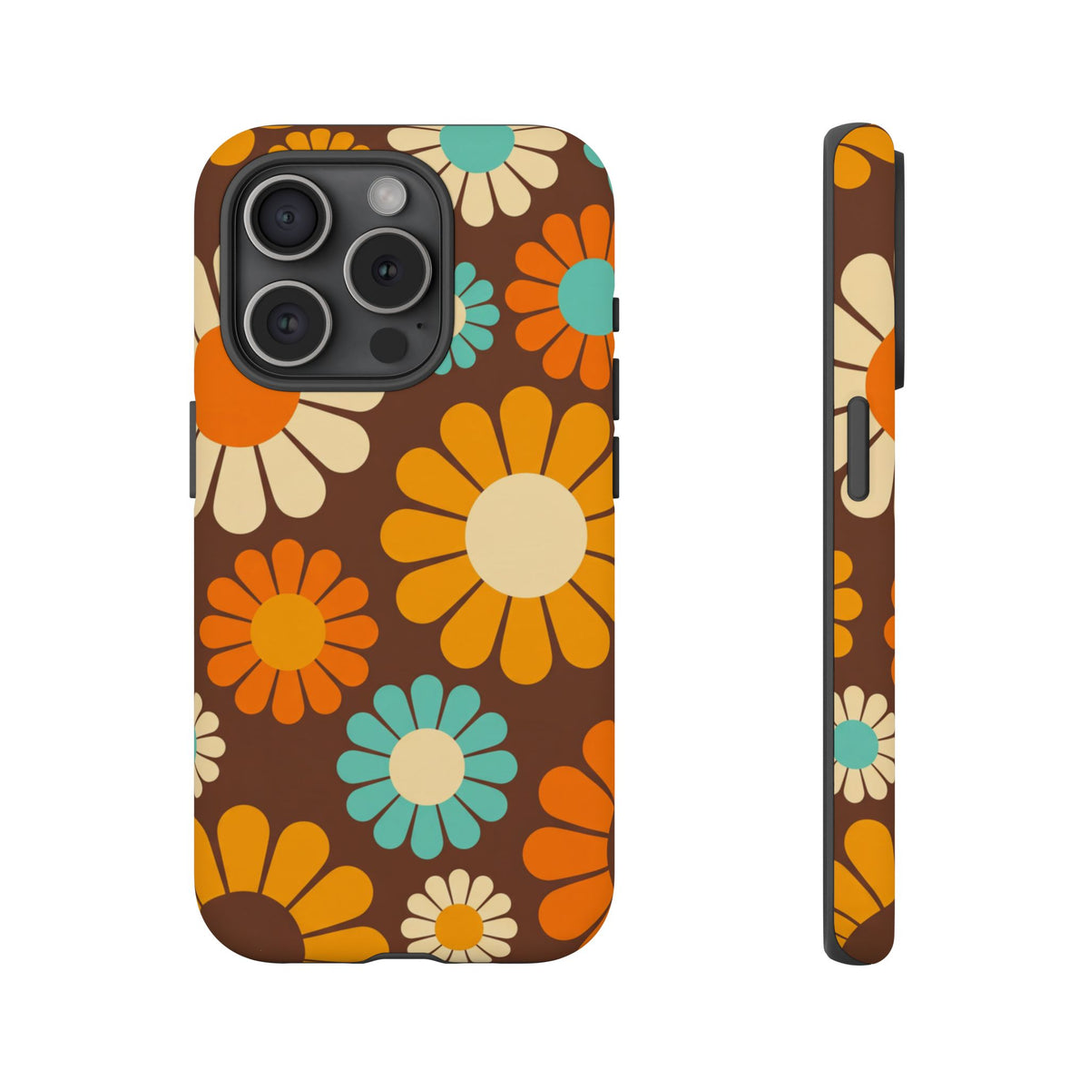 Flowers - Brown/Yellow