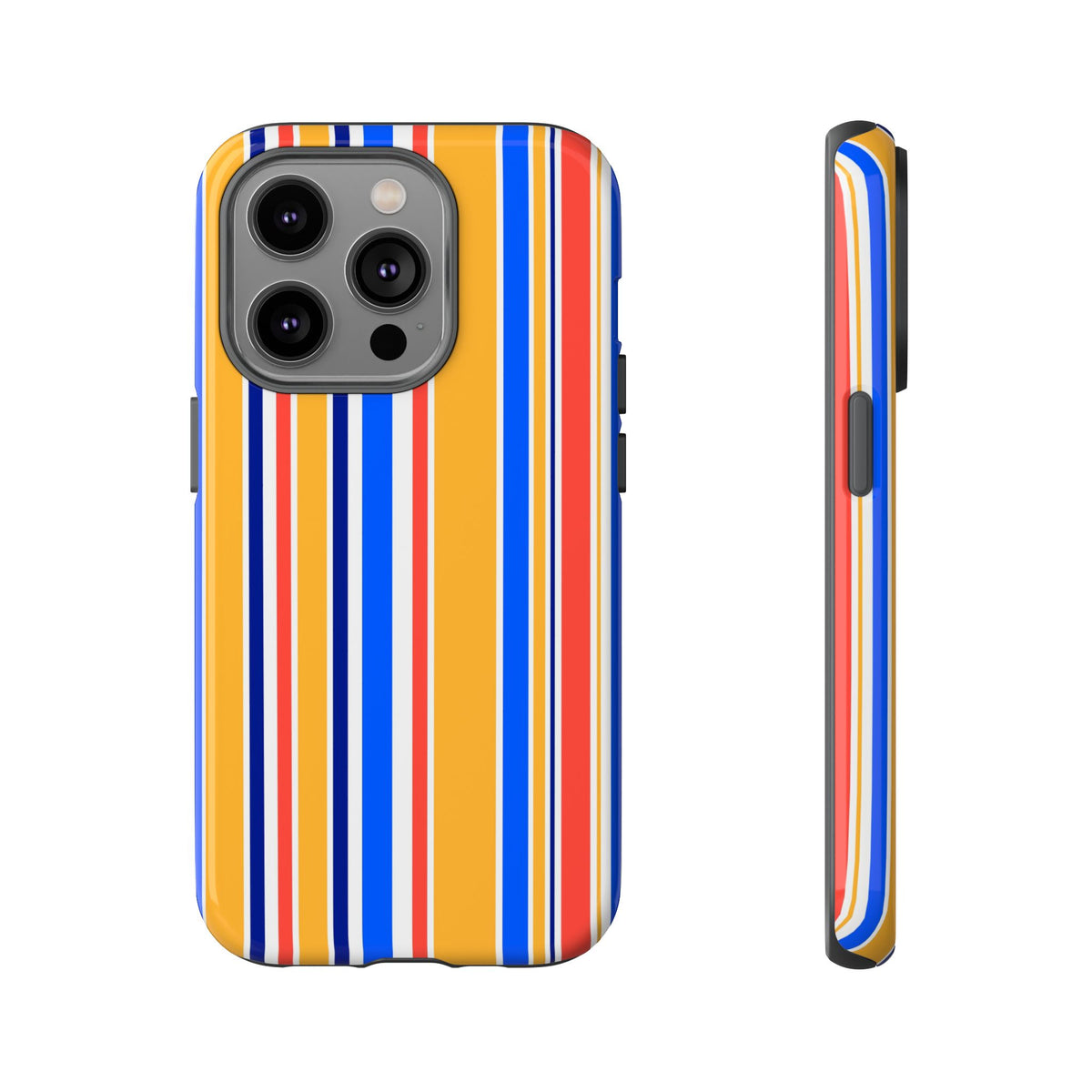 Candy Stripes - Yellow/Blue