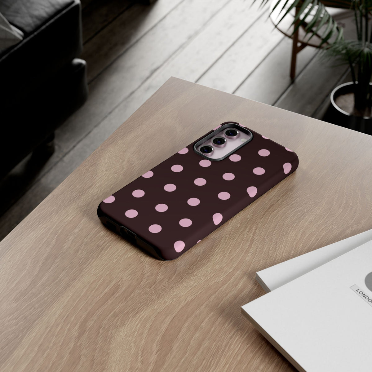 Spotted - Pink/Brown