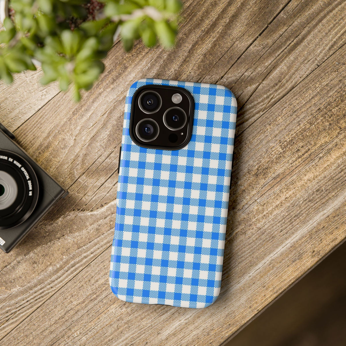Checked - Blue