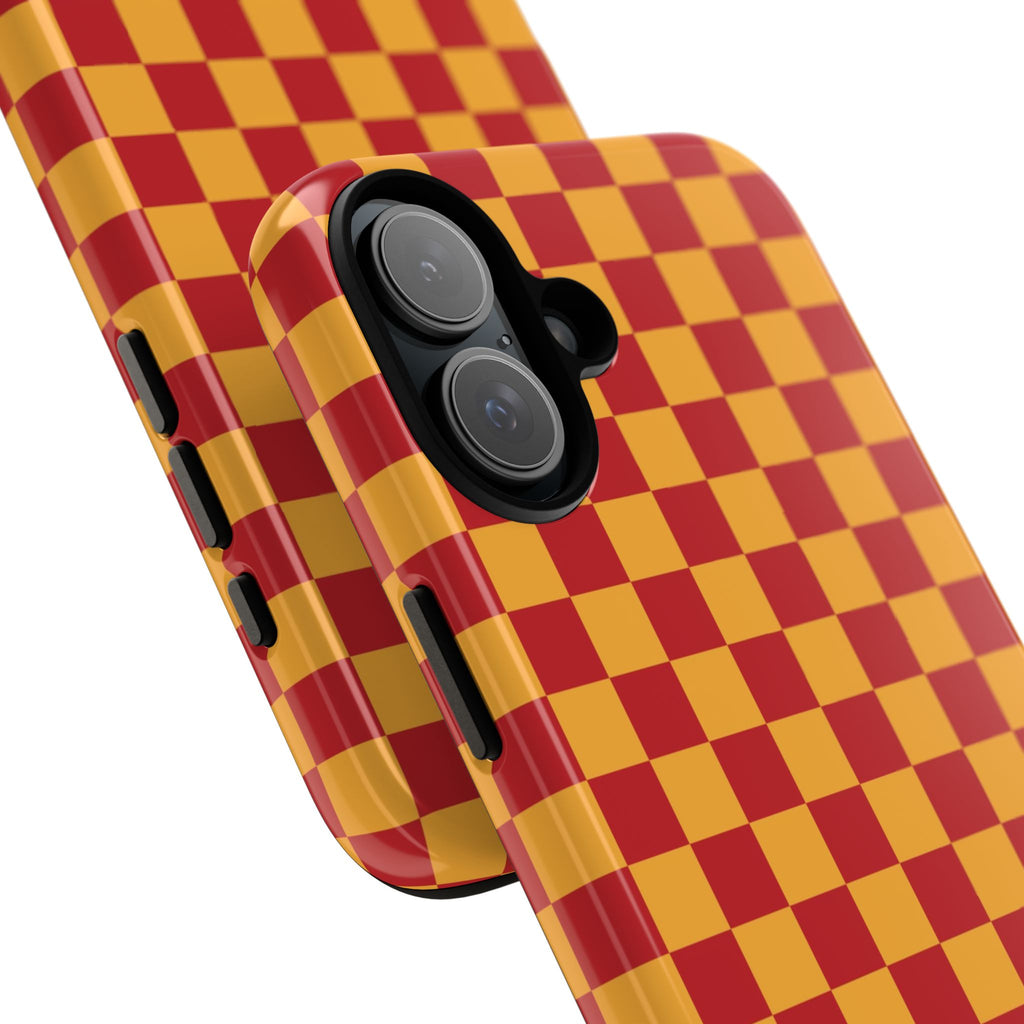 Checked - Red/Yellow