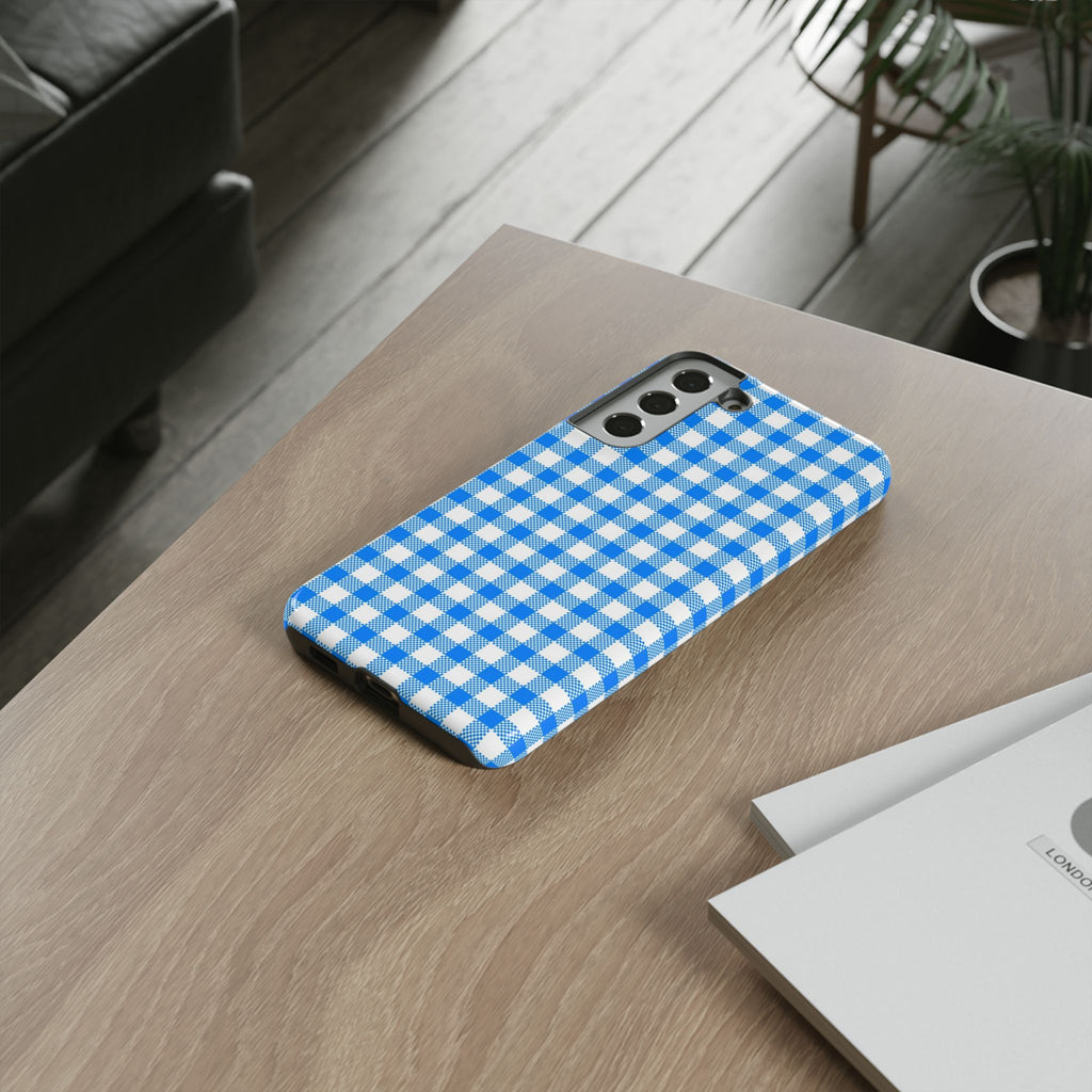 Checked - Blue