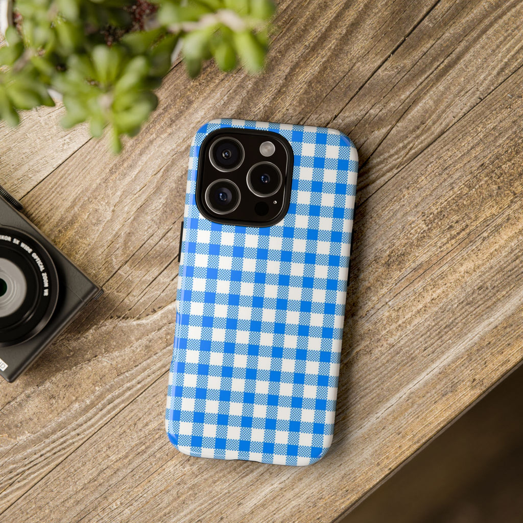 Checked - Blue