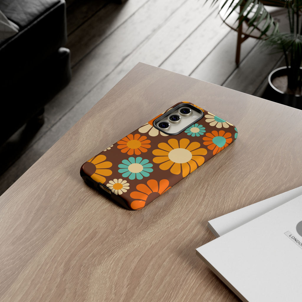 Flowers - Brown/Yellow