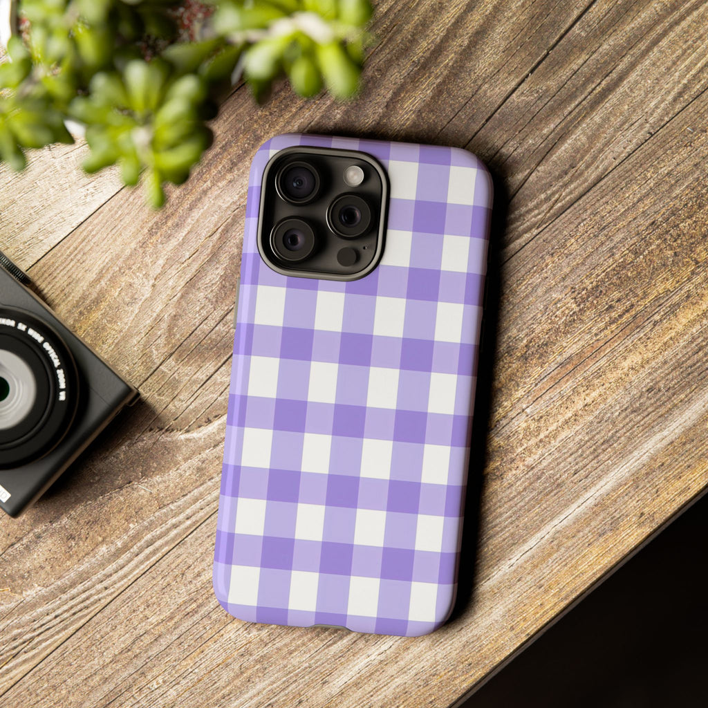 Checked - Lavender