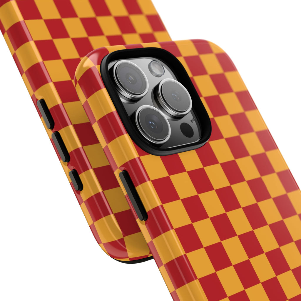 Checked - Red/Yellow