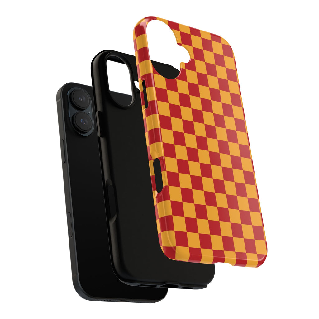 Checked - Red/Yellow