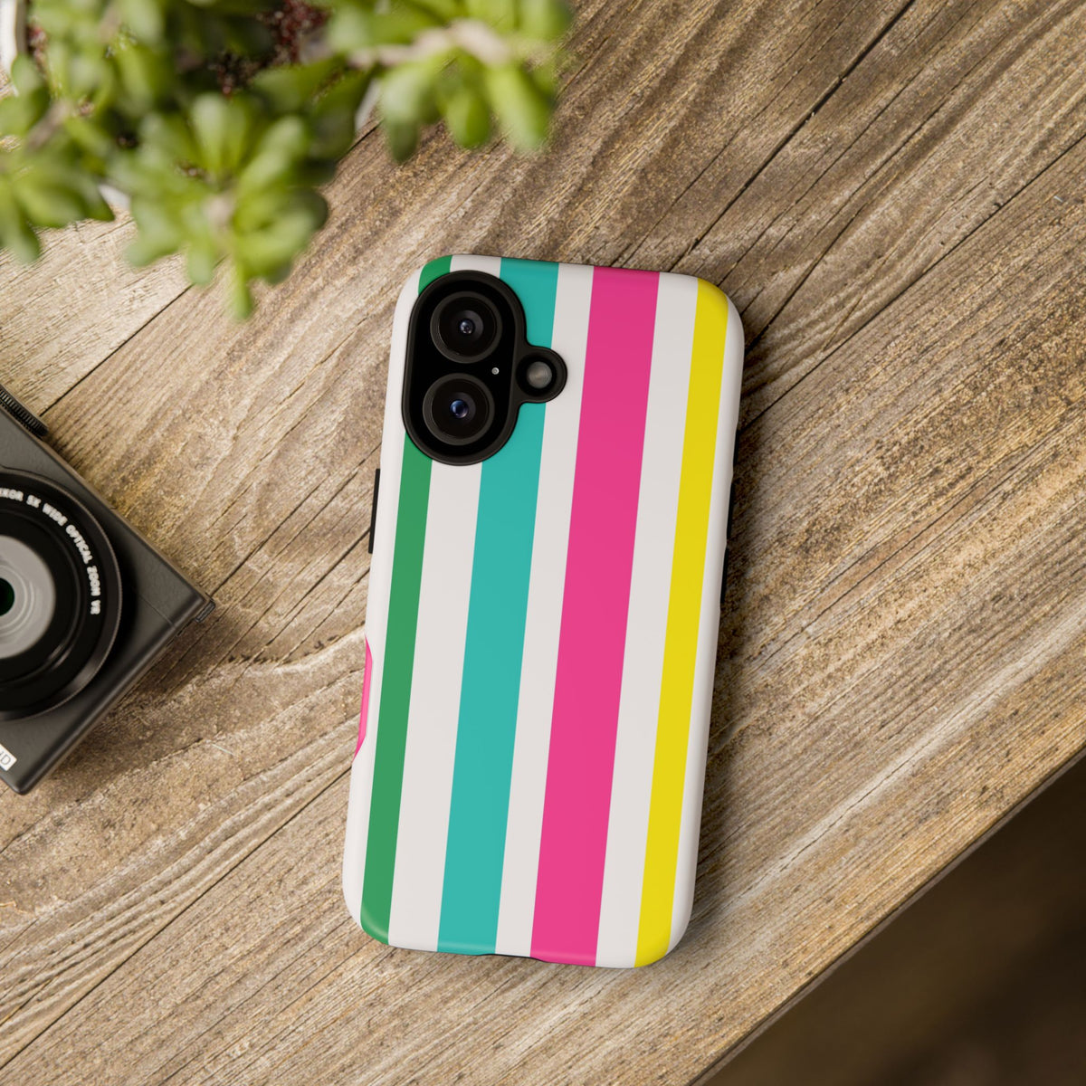 Candy Stripes - Pink/Yellow/Green