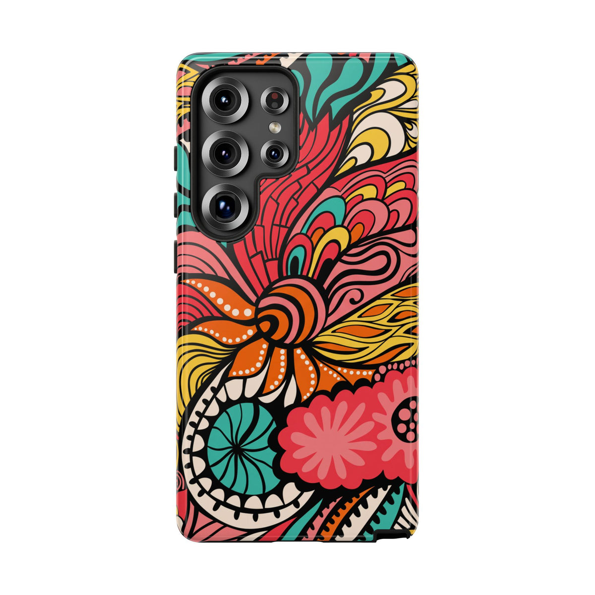 Abstract - Orange/Blue/Pink