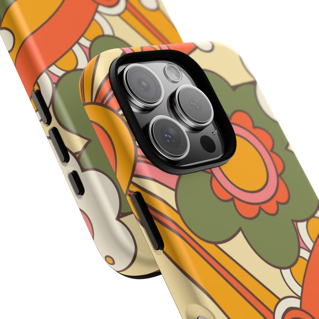 60's Wallpaper - Pink/Green