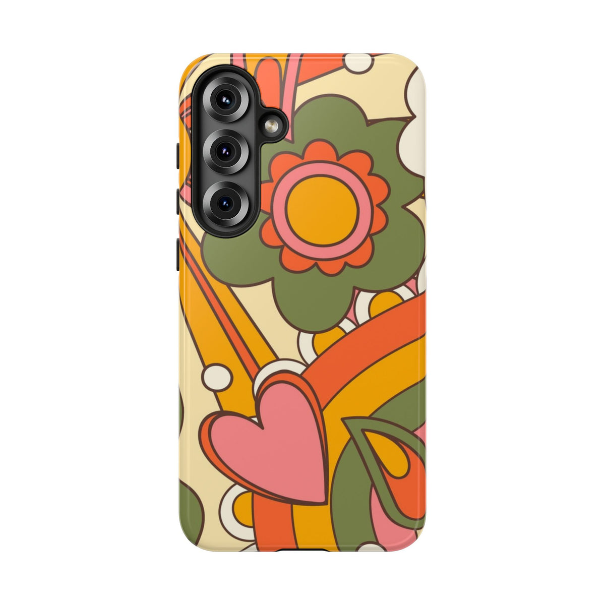 60's Wallpaper - Pink/Green