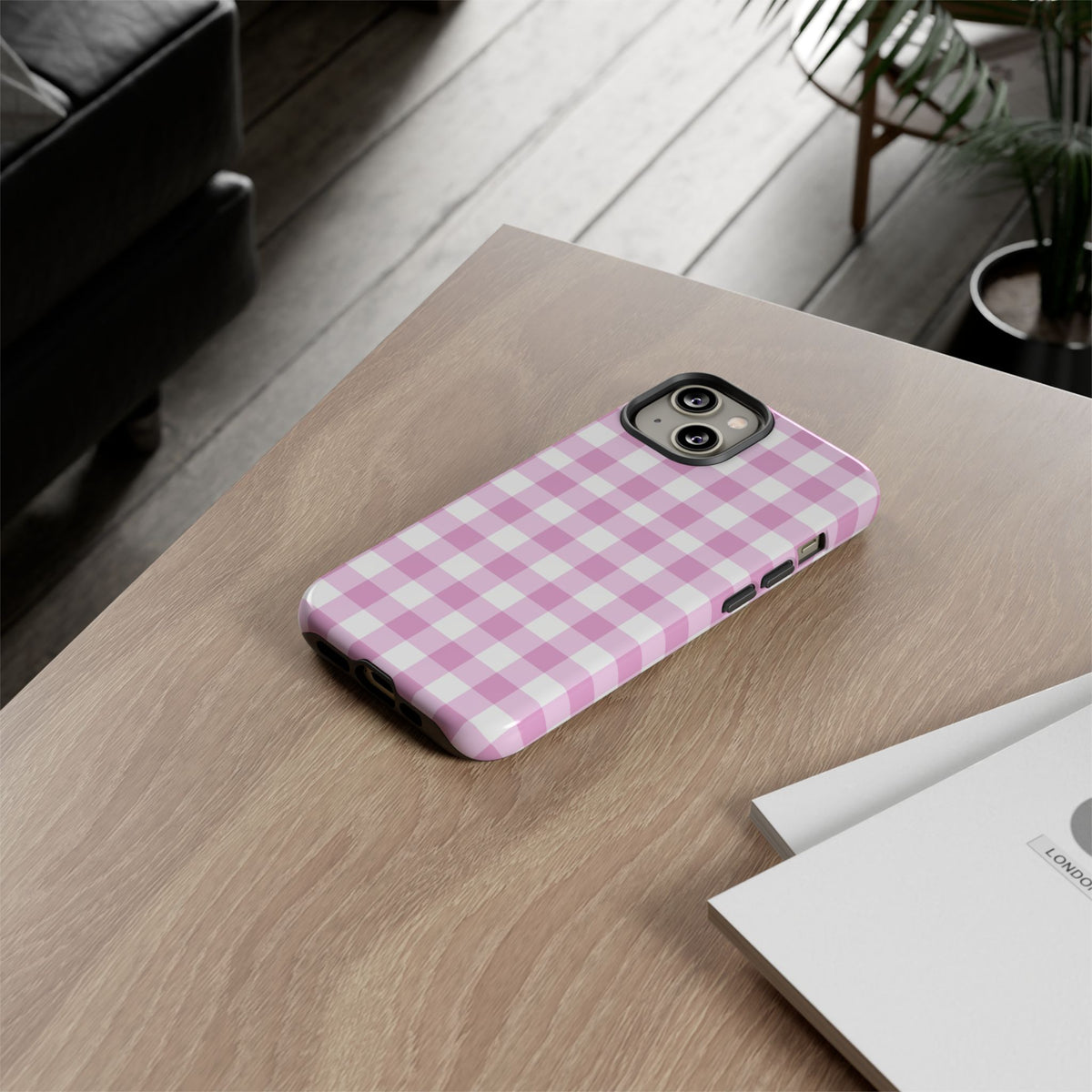Checked - Pink