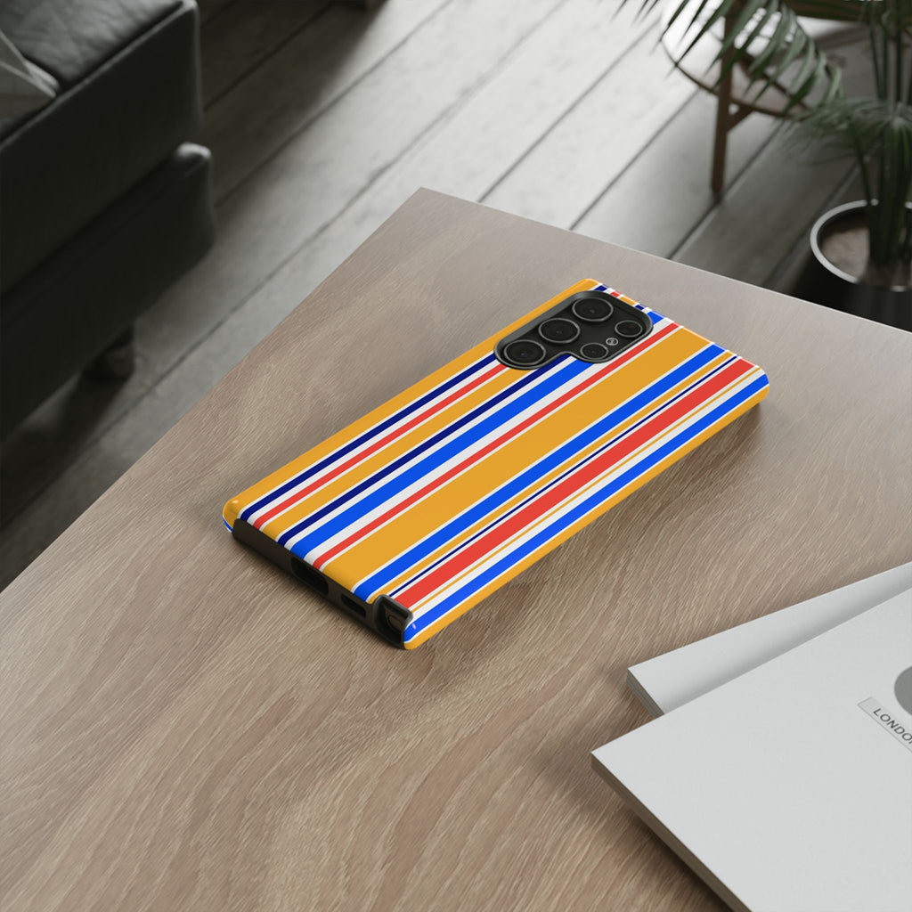 Candy Stripes - Yellow/Blue