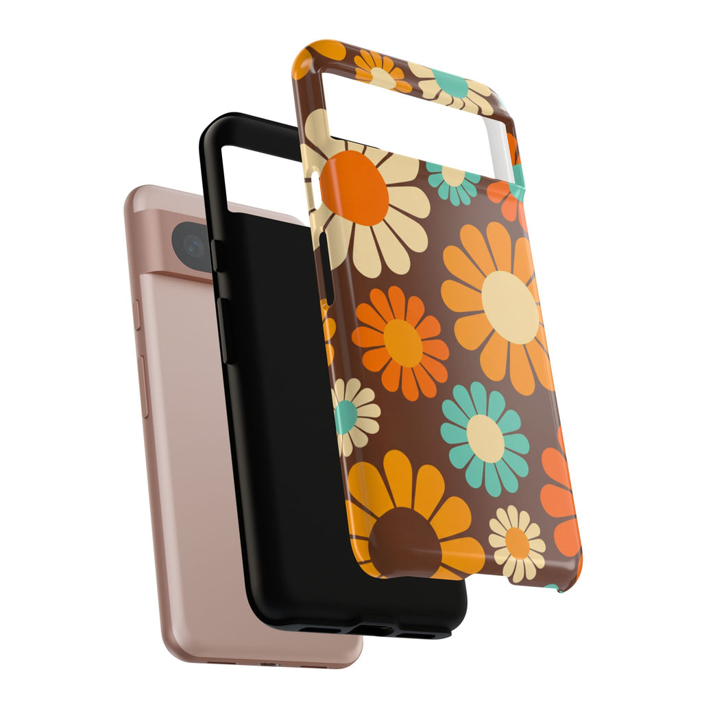 Flowers - Brown/Yellow
