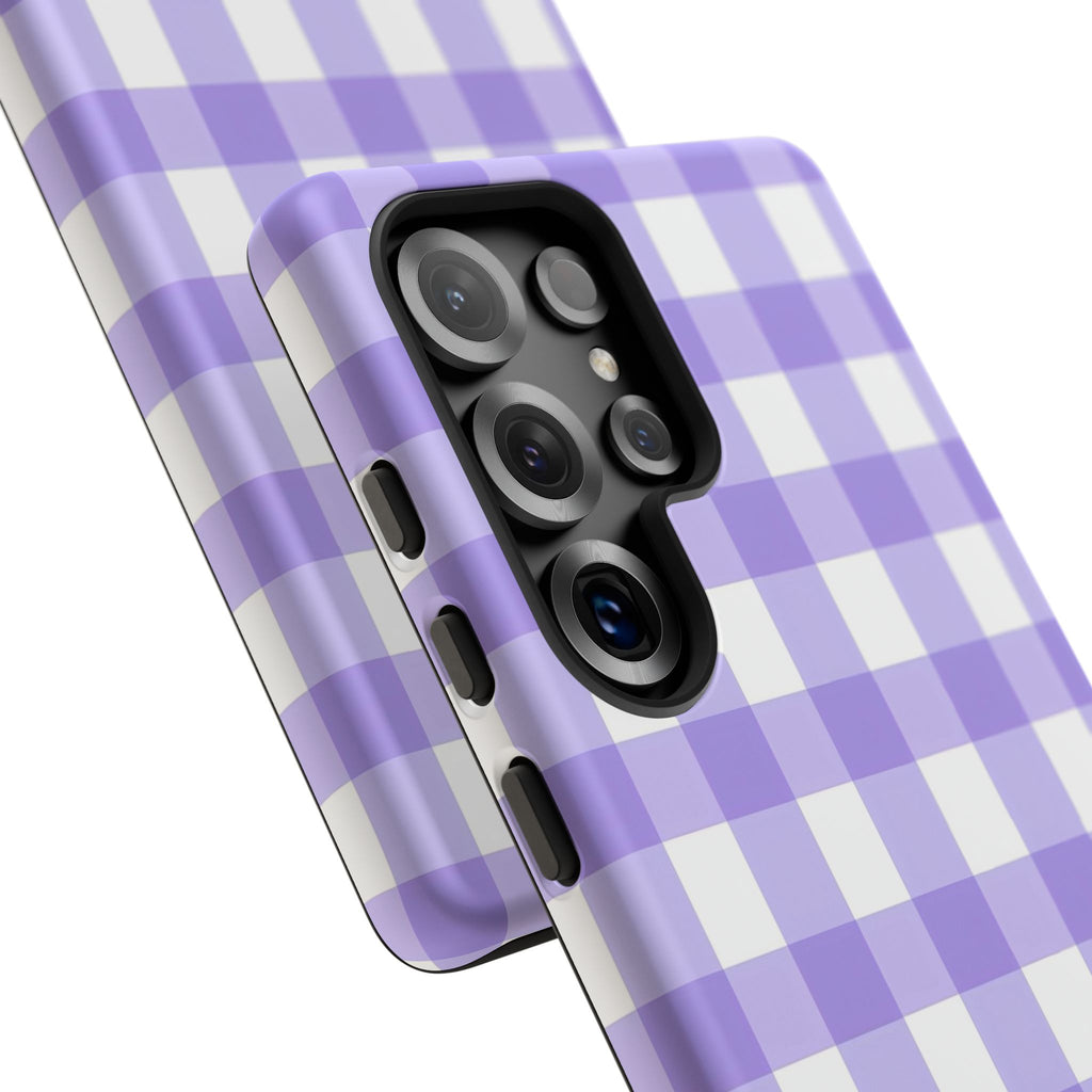 Checked - Lavender