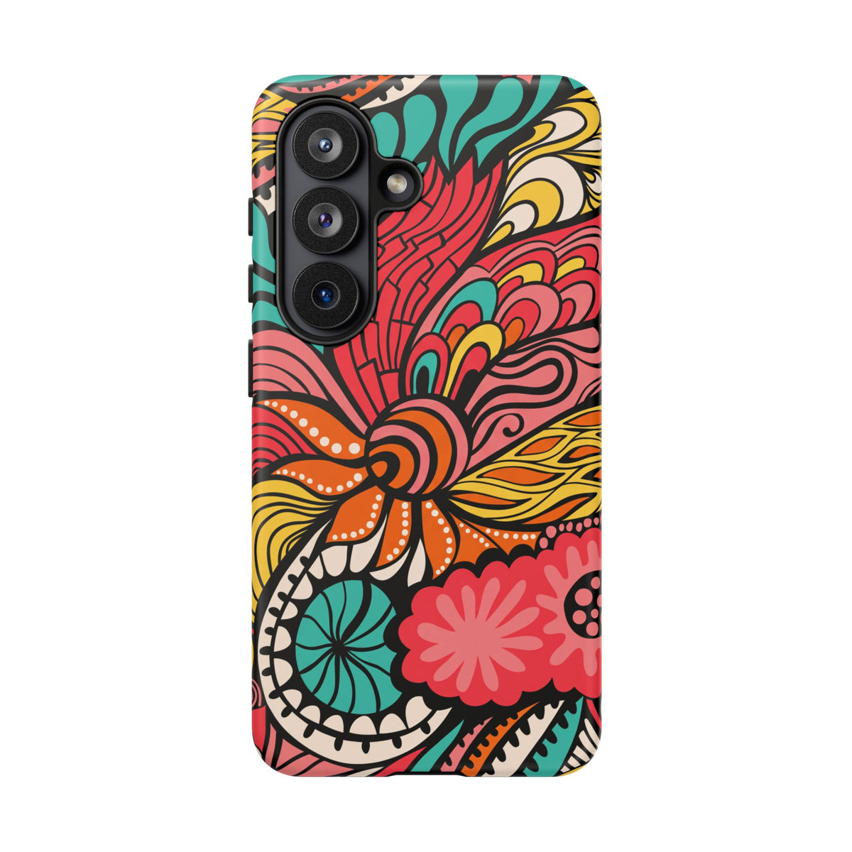 Abstract - Orange/Blue/Pink