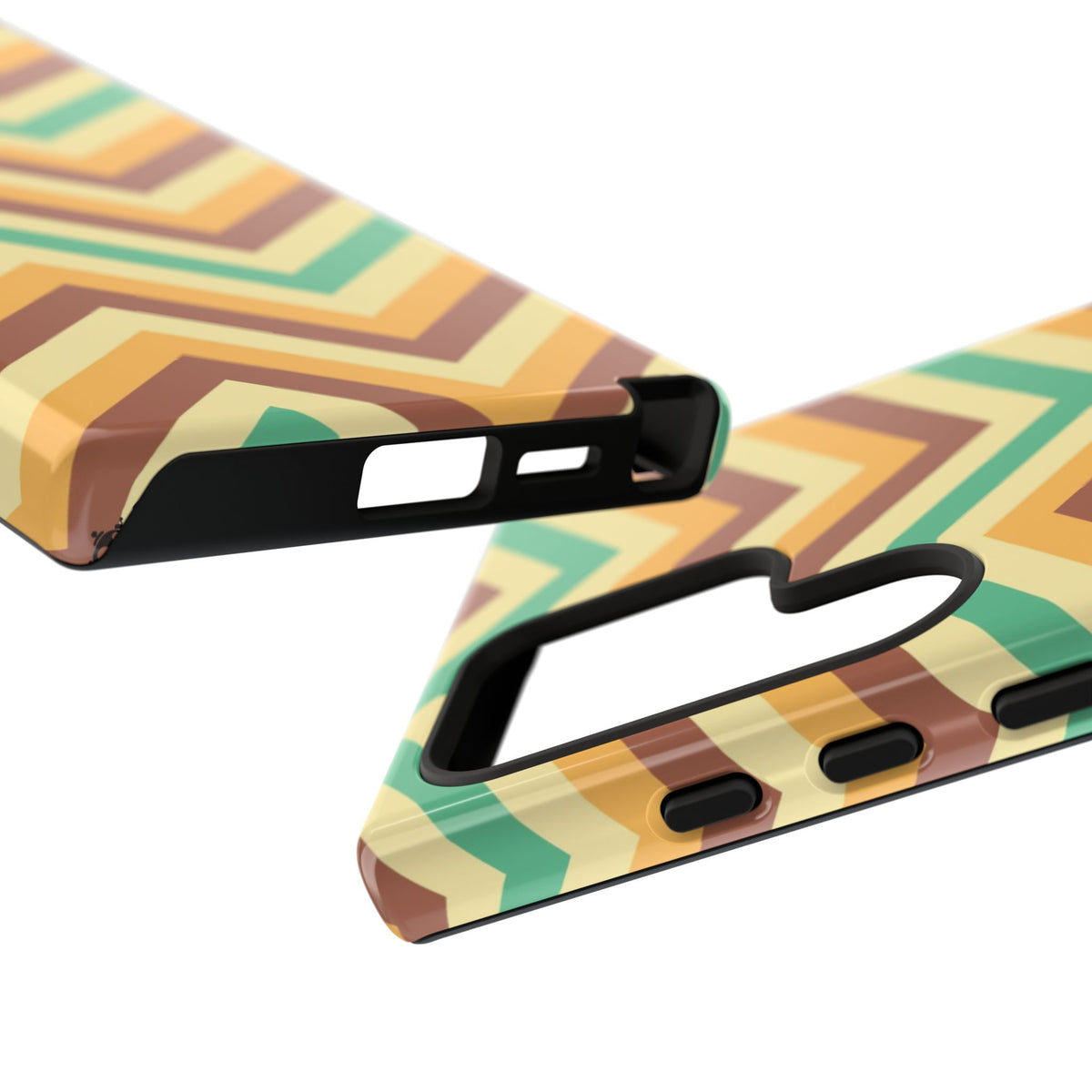 Zig Zags - Brown/Green