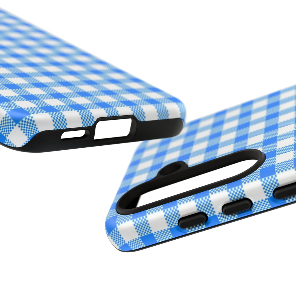 Checked - Blue