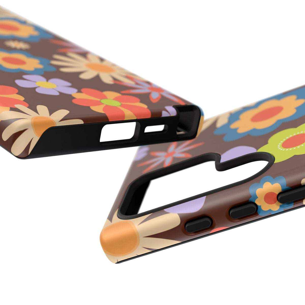 Flowers - Brown/Blue